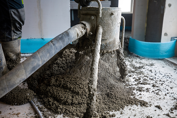 pumpning af thermolit EPS beton